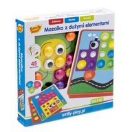 TLAČIDLÁ MOZAIKA PUZZLE SMILY PLAY SP82925