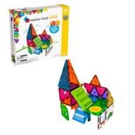 DOMOVÉ MAGNETICKÉ BLOKY 28 EL. SET MAGNA-TILES DOM