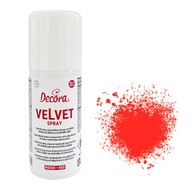 Potravinársky semišový sprej Red Decora Velvet 100ml