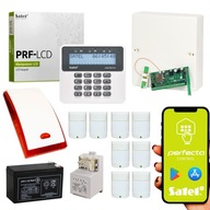 SATEL PERFECTA ALARM SYSTEM 8 PIR DETEKTORY APLIKÁCIA GSM MODULU