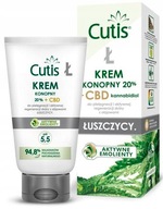 CUTIS Ł- Konopný krém na psoriázu 20% + CBD 120 ml