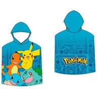 UTERÁK PONCHO 55x110cm POKEMON PONCHO PIKACHU