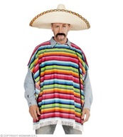 MEXICKÉ PONČO MEXICO UNISEX 150 CM DLHÉ.