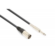 XLR (M)-JACK 6,3MM 3M signálový kábel