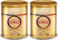 Lavazza Qualita Oro dóza na mletú kávu 250g x2