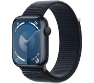 Apple Watch 9 GPS 45mm polnočné modré inteligentné hodinky so športovým remienkom