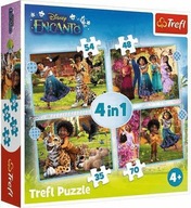 Puzzle 4v1 Naše magické Encanto. 34615 klubov