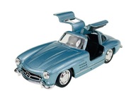 WELLY OLD TIMER MERCEDES-BENZ 300SL GULLWING BLUE 1:34 NOVÝ KOV