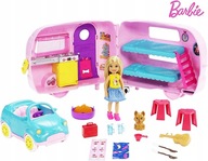 BÁBIKA BARBIE CHELSEA CAMPER CAMPING FXG90 AUTO ===