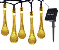 GARLAND ZÁHRADNÉ LAMPY SOLAR 40 LED TEPLÁ