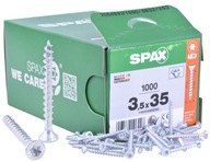 SPAX SKRUTKY DO DREVA 3,5X35MM TX20 WIROX 1000KS