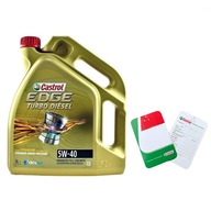 CASTROL EDGE TURBO DIESEL 5W40 5L + PRÍV