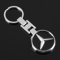 Čierna kľúčenka Mercedes-Benz Metal Car Home Keychain