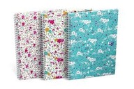 OXFORD FLORAL NOTEBOOK B5/60K KONTROLOVANÝ