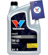 VALVOLINE SYNPOWER MOTOROVÝ OLEJ 5W40 API SN ACEA A3/B4 5L čerstvý - 2024