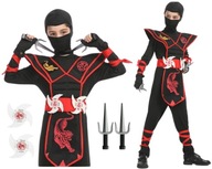 OUTFIT KOSTÝM NINJA DISKUSNÉ DÝKY SHURIKEN COSPLAY XL 134/140