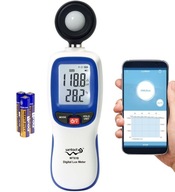 LUXMETER SVETELNEJ INTENZITY SVETELNÝ METER LUXEMER S BLUETOOTH LCD