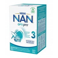 NAN OPTIPRO 3 Ďalšie mlieko 1. rok 650g