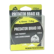 PREDATOR BRAID X8 Vlasec 0,10mm 150m