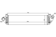 NISSENS INTERCOOLER VOLVO C30 1,6 D2