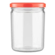 16x JAR 440ml + vrchnák fi82 jednoduchý OBED mäs