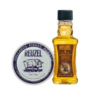 Reuzel Clay Matte Pomade pasta na vlasy 113g Reuzel Grooming Tonic 100ml