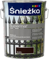 ŚNIEŻKA ENAMEL CHLORO GUMBER TMAVO HNEDÝ LESK 5L