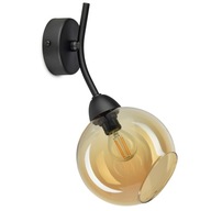 Honey E14 LED sklenená guľová nástenná lampa