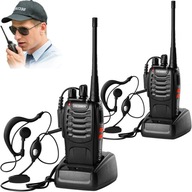 2x WALKIE TALKIES Baofeng BF-888S PMR