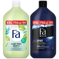 Fa Sprchový gél pre mužov Fa Men Sport pre ženy Fa Aleo 2x750ml