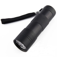 UV LED FLASHLIGHT jantárový tester bankoviek KLIMA 12d