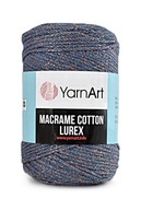 YarnArt Macrame Cotton Lurex 731 riflová šnúrka