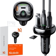 MCDODO FM TRANSMITER BLUETOOTH NABÍJAČKA 100W PD