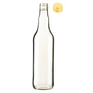 Sklenené fľaše Stara Warszawa 0,5 l (10 ks) s uzáverom - na vodku, džús