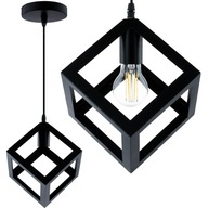 DIAMOND BRYLANT CUBE PREVIS E27 LOFT Závesná lampa