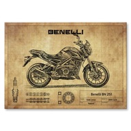 Benelli BN 251 darček z kovového plagátu L