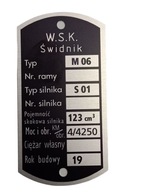 ŠTÍTOK WSK M06