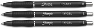 Sharpie Automatické gélové pero 3x Black 0,7 S-GEL