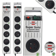 Predlžovací kábel Power Strip 5 zásuviek Kábel 2,5 CE certifikát Sada 2 ks