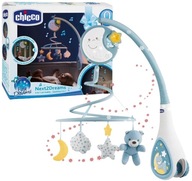 CHICCO NEXT2ME KOLOTOČ DO POSTEĽKY SZUMI hudobná skrinka LAMPA 0+