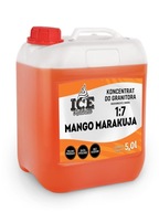 Sirup 5l na granita MANGO PASSION FOOD, účinnosť 1:7