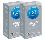 EXS Snug Fit priliehavé kondómy XS 24 ks.