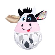 BALIBAZOO COW SENSORY RATTLE LOPTIČKA PRE BOJČATÁ