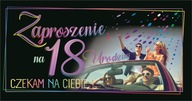 Pozvánka na oslavu 18. narodenín mix 10ks ZAB65