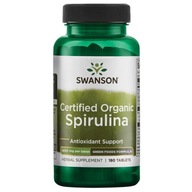 Swanson BIO SPIRULINA CERTIFIKOVANÁ 500 mg 180