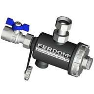 Magnetický separátor filtra FERDOM FD095 s nádržou na sediment Max 28kW, 3/4