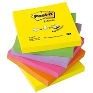 3M POST-IT Z-Notes bloky 76x76mm neónové 6x100k