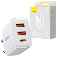 RÝCHLA NABÍJAČKA CUB 30W TYP C PRE iPhone 15 14 13 12 NAPÁJANIE 3xUSB