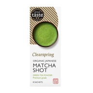 CLEARSPRING Matcha shot, japonská matcha prémiovej kvality, prášková (8x1g