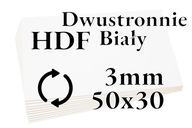 10x HDF BY -DODADENÉ BIELE - 3 mm - 50x30cm - na rezanie lasera